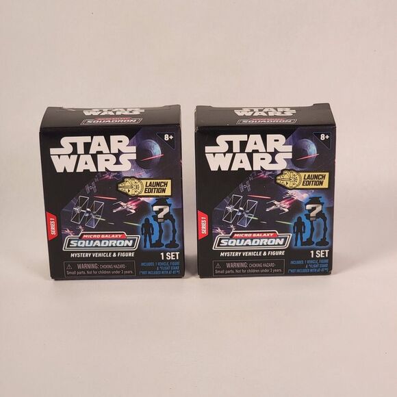 Star Wars Micro Galaxy Squadron Mystery Pack 2 Pack Vehicles Figures New Sealed - Picture 1 of 7